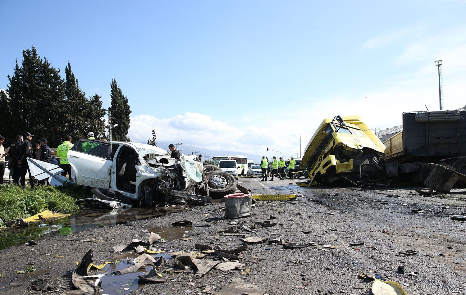 Hatay'da Mart ayında yaşanan kazadan kare - AA