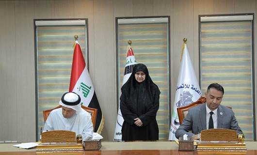 وزيرة الاتصالات العراقية هيام الياسري تشرف على توقيع عقد إمرار حركة الاتصالات لأوروبا مع الجانب الكويتي