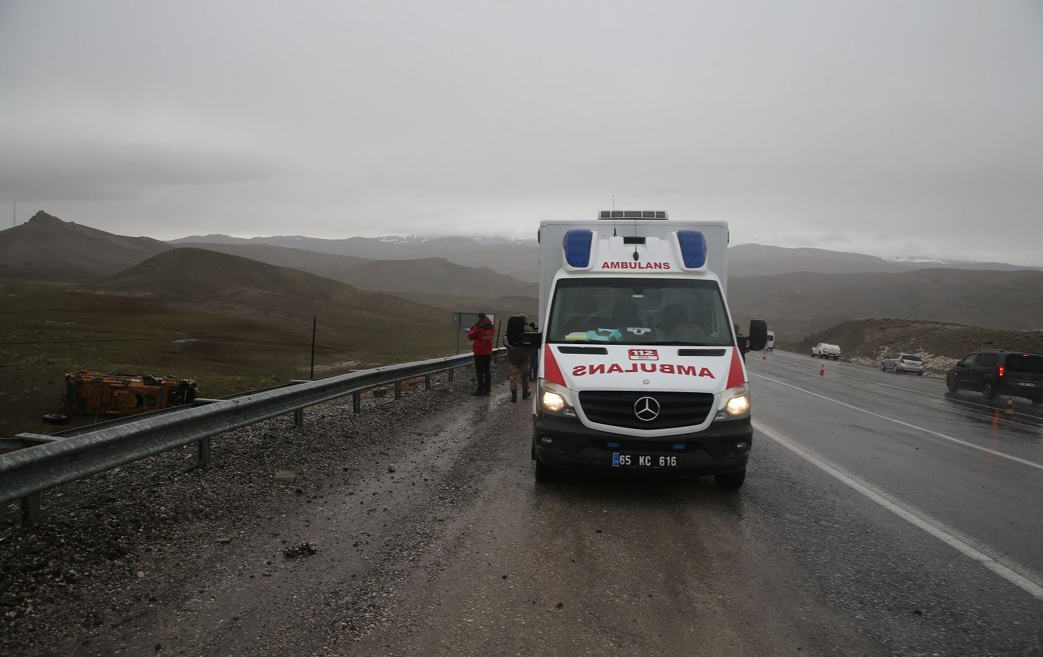 Li Wanê wesayîta leşkerî wergeriya / Wêne: AA