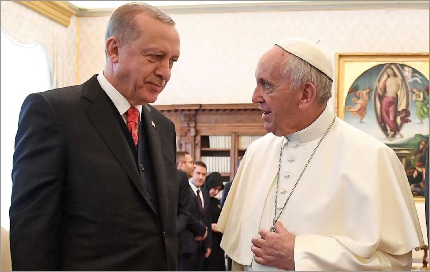ئەردۆغان نامەیەکی تایبەت بە دۆخی فەلەستین بۆ پاپا فرانسیس دەنێرێت
