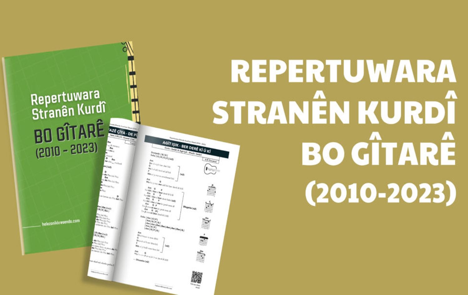 Pirtûka ‘Rapertuwara Stranên Kurdî Bo Gîtarê’ derket