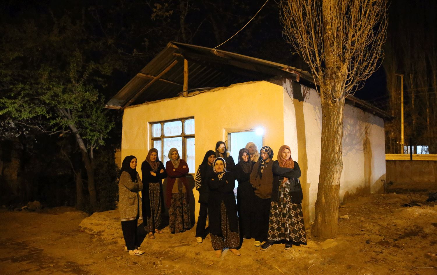 Xelk derket derve / Wêne: AA