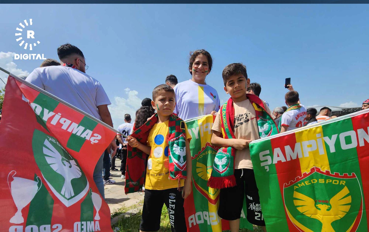 Alîgirên Amedsporê / Wêne: Rûdaw