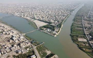 The Eurphrates and Tigris rivers merge and form the Shatt al-Arab waterway in Iraq's southern Bashra province. Photo: Bilind T. Abdullah/Rudaw