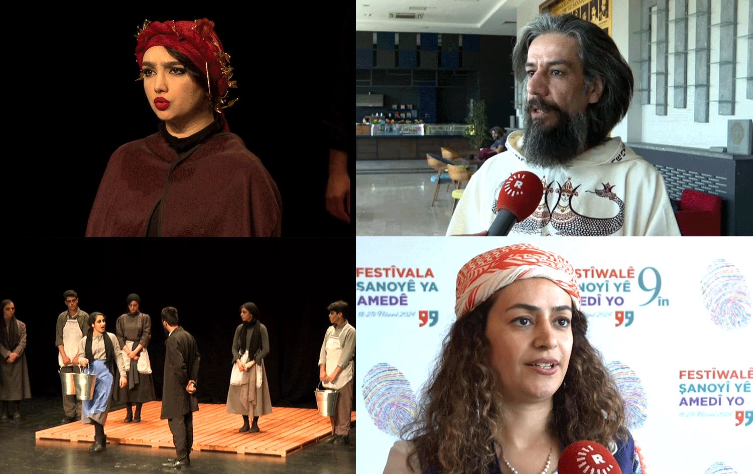 Şanogerên ku beşdarî festîvalê bûne / Wêne û Vîdeo: Rûdaw