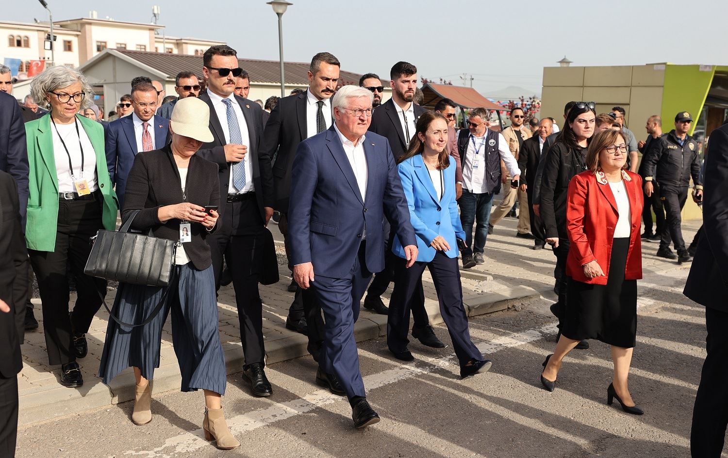 Serokkomarê Almanyayê Frank-Walter Steinmeier li Dîlokê ye / Wêne: AA