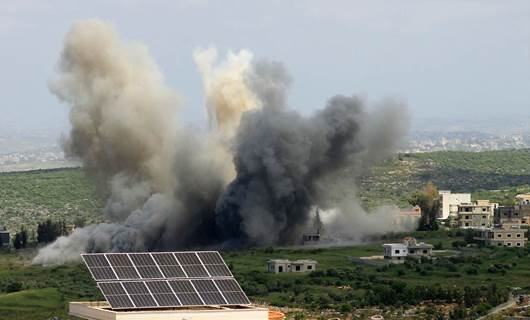غارة إسرائيلية على قرية جنوب لبنان في 21 نيسان - AFP
