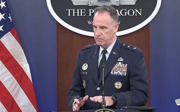 Pentagon spokesman Major General Pat Ryder speaking during a press briefing at the Pentagon on February 5, 2024. Photo: Screengrab/Pentagon