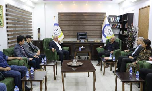لقاء الوفد الطاجيكي مع دائرة العلاقات الخارجية في الإدارة الذاتية بمدينة قامشلو 
