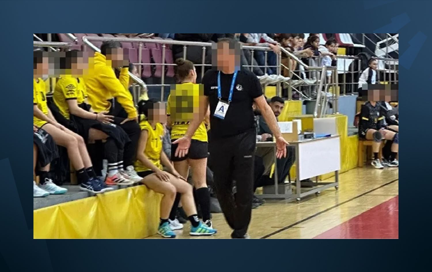  4 kız öğrenciyi taciz ettiği iddia edilen antrenör tutuklandı