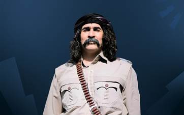 Hamazeh Jafari, Kurdish singer professionally known as Bardin Jafari. Photo: Hengaw Organization for Human Rights.