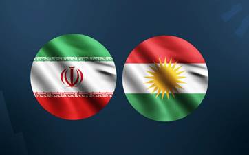 İran ve Kürdistan bayrakları