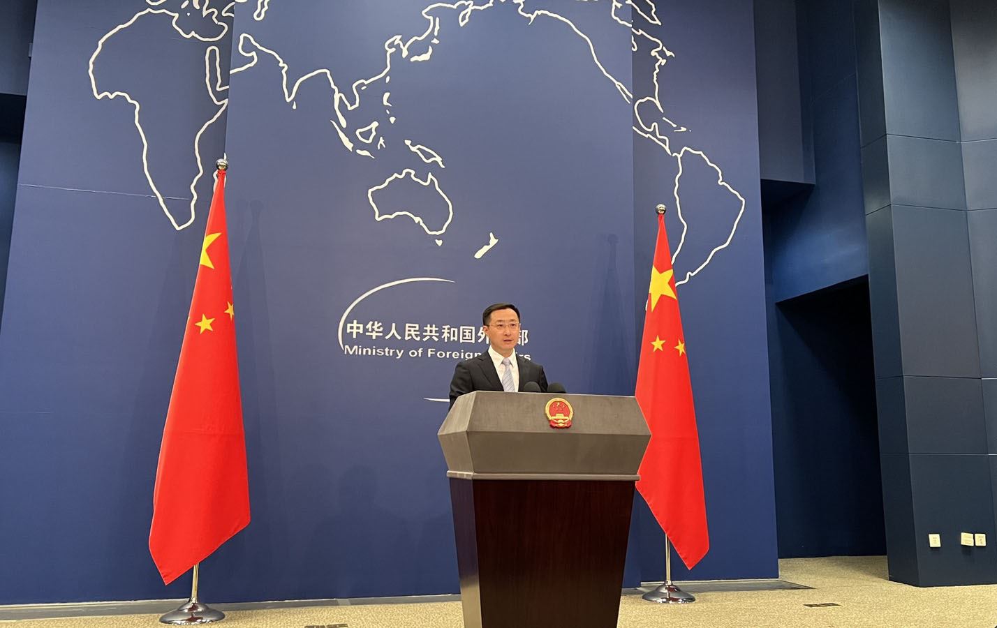 لین جیان، گوتەبێژی وەزارەتی دەرەوەی چین