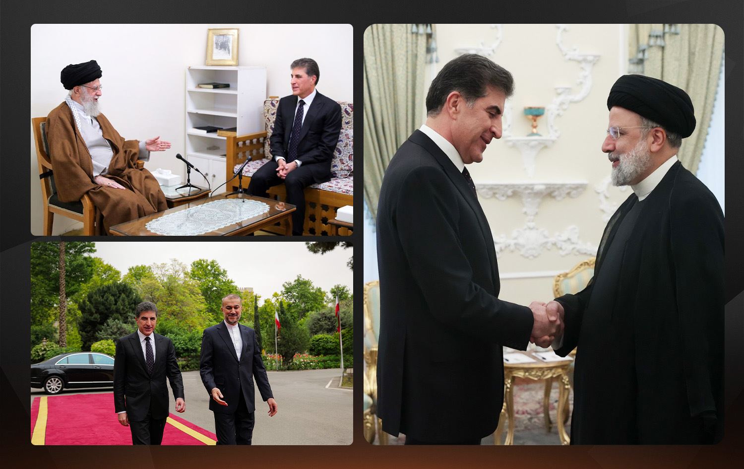 کۆبوونەوەکانی سەرۆکی هەرێمی کوردستان لە تاران. 