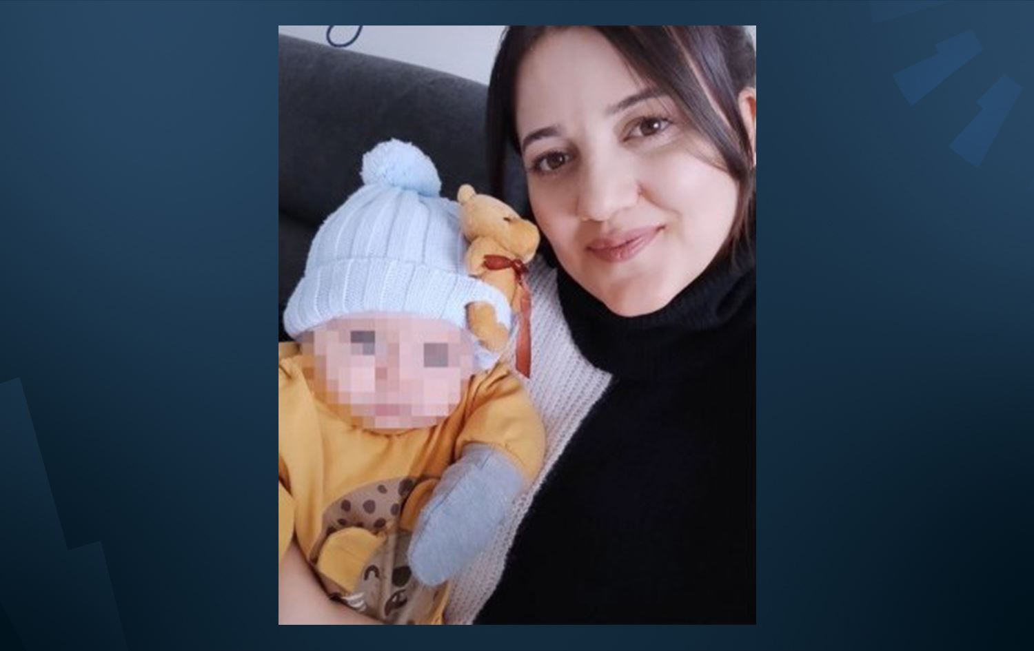 Dîlan Polat Dîrîn û pitika xwe /Wêne: MA