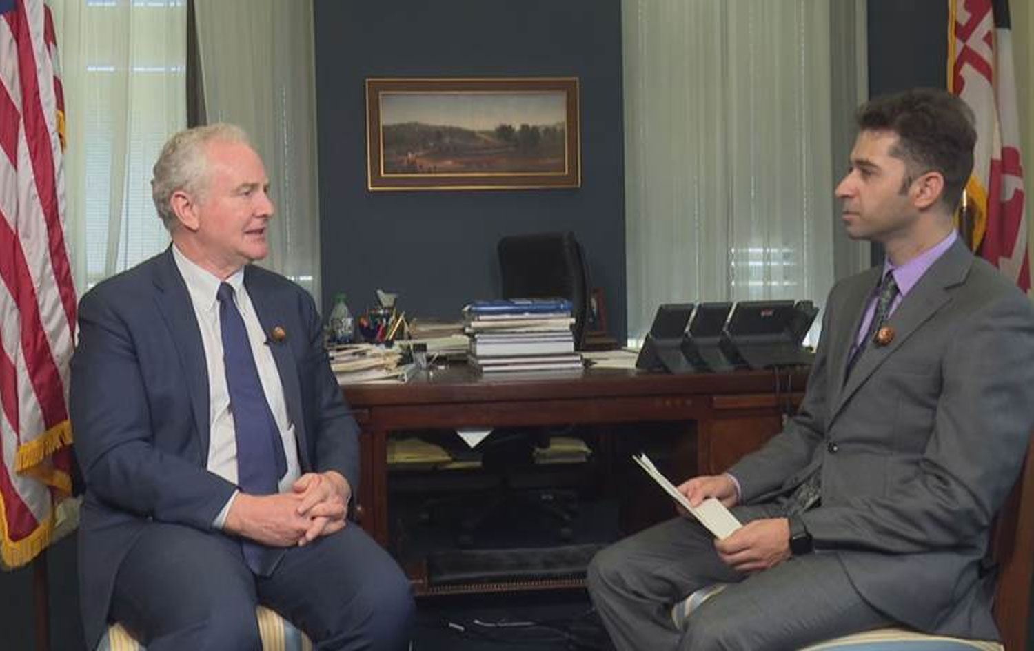 Senatorê Amerîkî Chris Van Hollen bû mêhvanê Rûdawê / Wêne û Vîdeo: Rûdaw