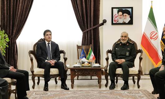 Neçirvan Barzani ile Devrim Muhafızları Komutanı sınır güvenliği konusunu görüştü