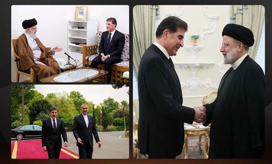 لقاءات نيجيرفان بارزاني مع قادة ايران