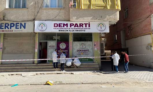 Birecik’te DEM Parti ilçe binasına silahlı saldırı düzenlendi