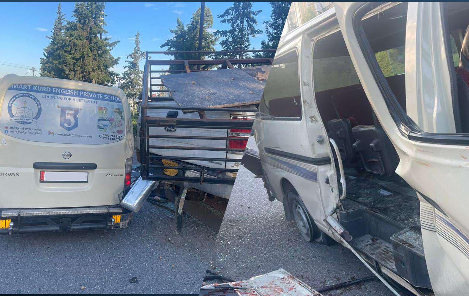 لە رووداوێکی هاتووچۆدا لە دهۆک کەسێک گیانی لەدەستدا و 10ی دیکە بریندار بوون