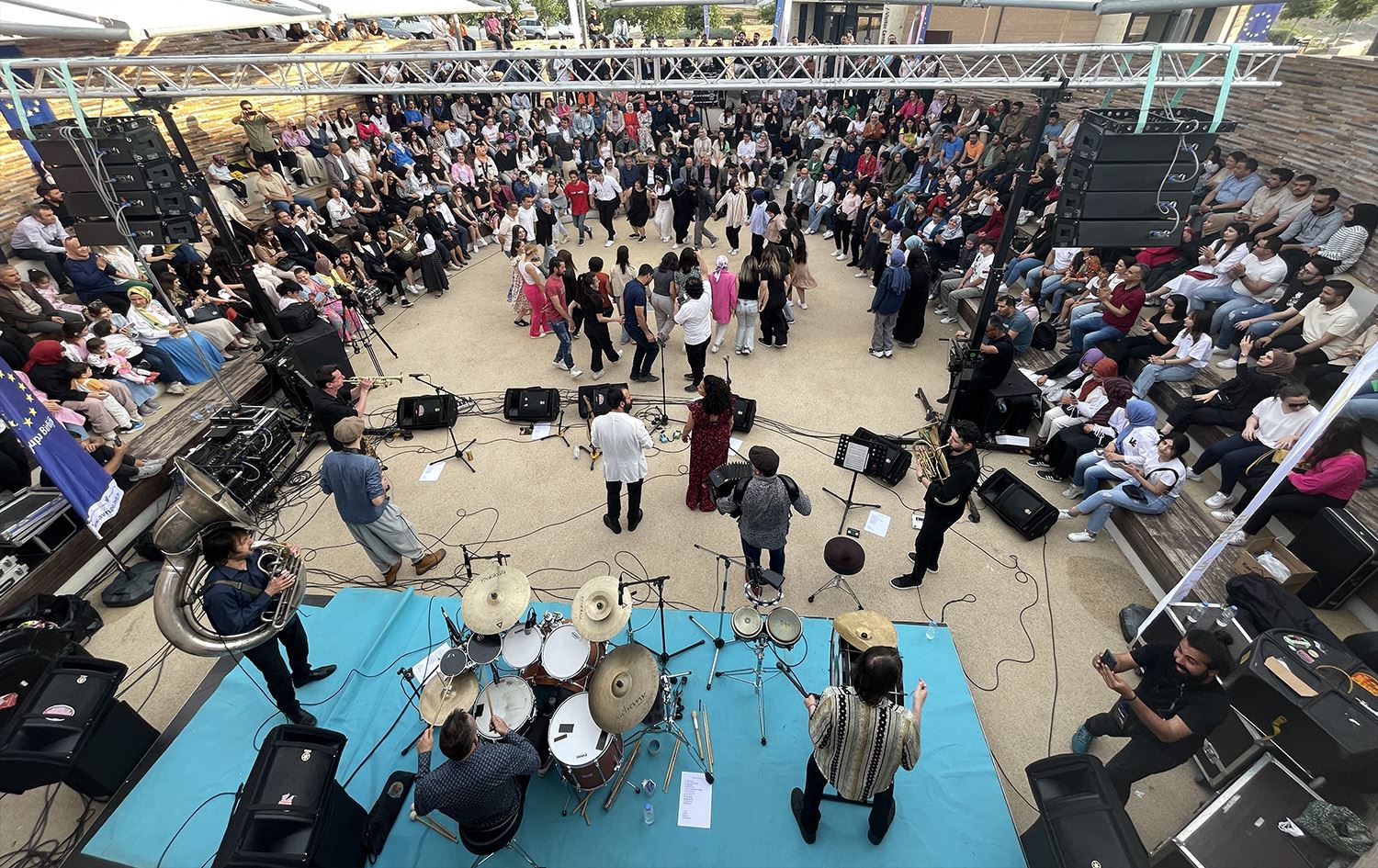 Orkestraya Haidoutiyê konserek da/Wêne: AA