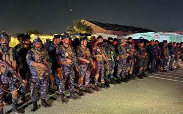 عناصر من الشرطة الاتحادية العراقية 