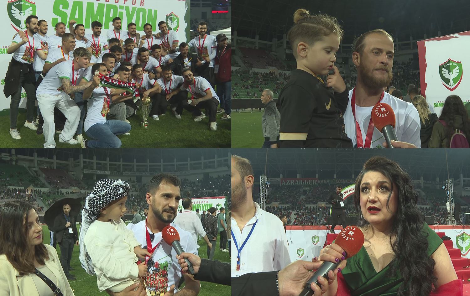 Dîmenên ji pîrozbahiya Amedsporê/Wêne: Rûdaw