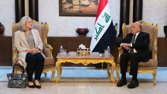 ABD'nin Bağdat Büyükelçisi Irak Dışişleri Bakanı ile bir araya geldi. / Rûdaw