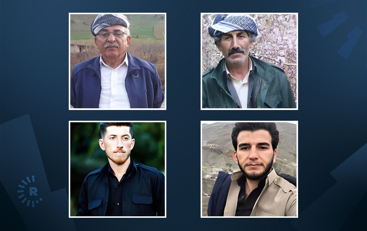 16 sal cezayê girtîgehê li 4 welatiyên Kurd hat birîn / Wêne: Rûdaw grafîk