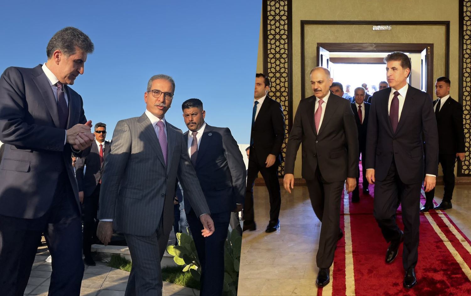 Neçirvan Barzani Irak Federal Mahkemesi ve Yüksek Yargı Konseyi başkanları ile görüştü