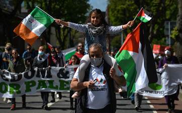 تظاهرات مؤيدة لفلسطين في إيرلندا 