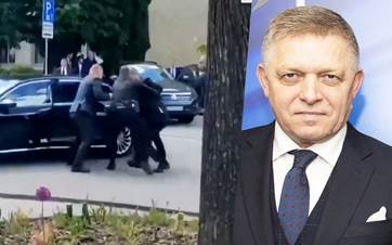 رئيس وزراء سلوفاكيا ولحظة نقله إلى المستشفى