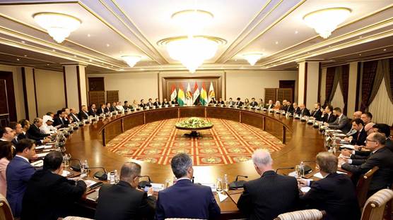 اجتماع رئاسة إقليم كوردستان مع البعثات الدبلوماسية