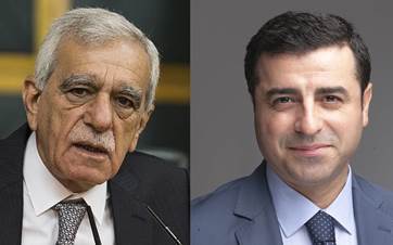 From left: Ahmet Turk and Selahattin Demirtas. Photos: file/handout 