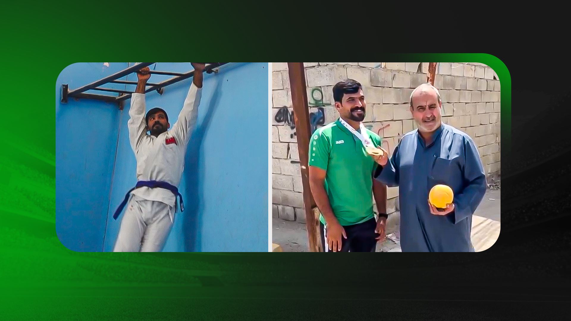 لە ئیمارات مەدالیای زێڕی بەدەستهێنا و لە عێراق کاڵەکێکی پێدرا