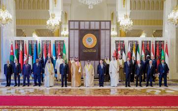 زعماء وقادة الدول العربية خلال مؤتمر القمة العربية بدورتها الـ33