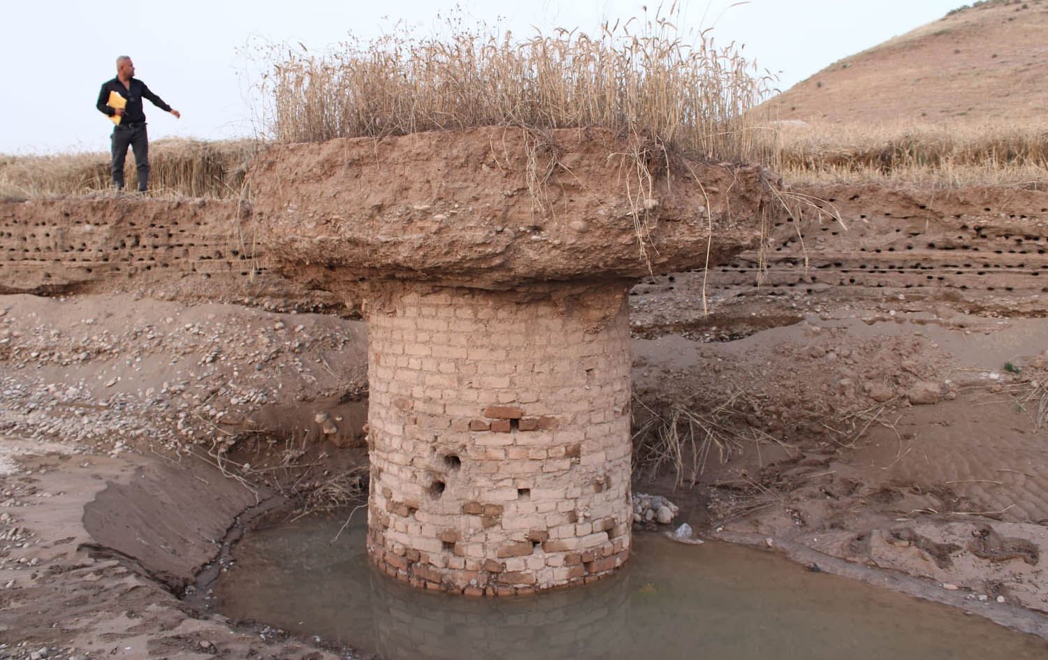 بعد 100 عام.. السيول تكشف عن موقع للإنكليز بمحافظة السليمانية