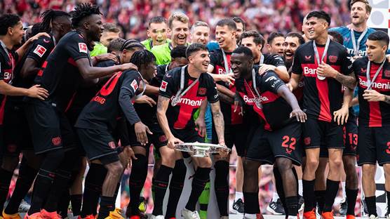 Şampiyonluk sevinci yaşayan Bayer Leverkusen / AA