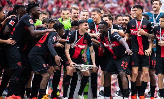 Şampiyonluk sevinci yaşayan Bayer Leverkusen / AA