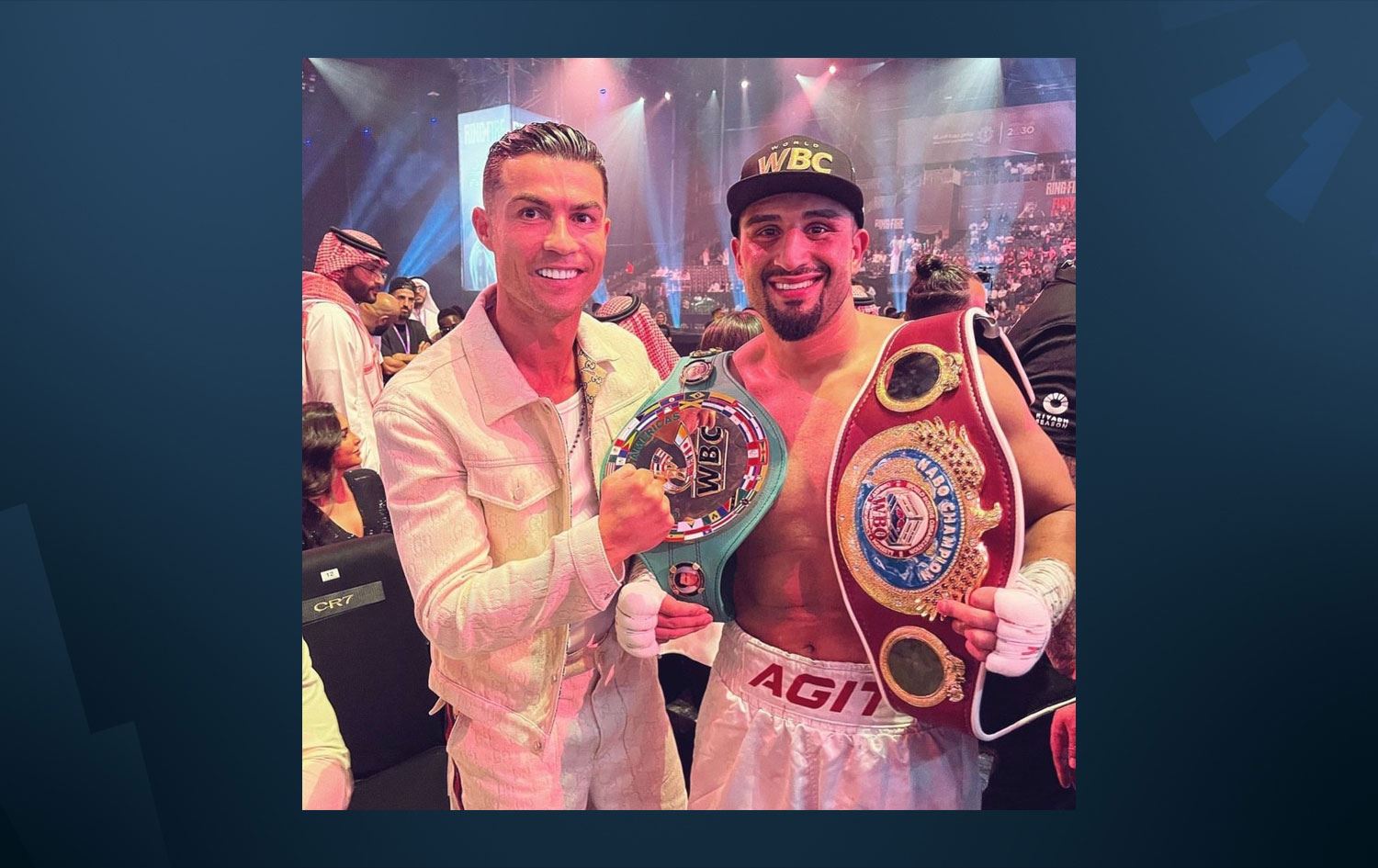 Agit Kabayel ve Christiano Ronaldo bir arada