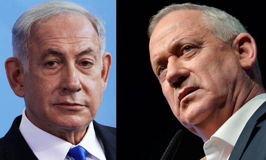 Benny Gantz ve İsrail Başbakanı Binyamin Netanyahu