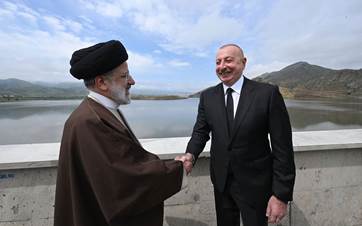 İbrahim Reisi ve Haydar Aliyev kazadan önce bir araya gelmişti. / AA