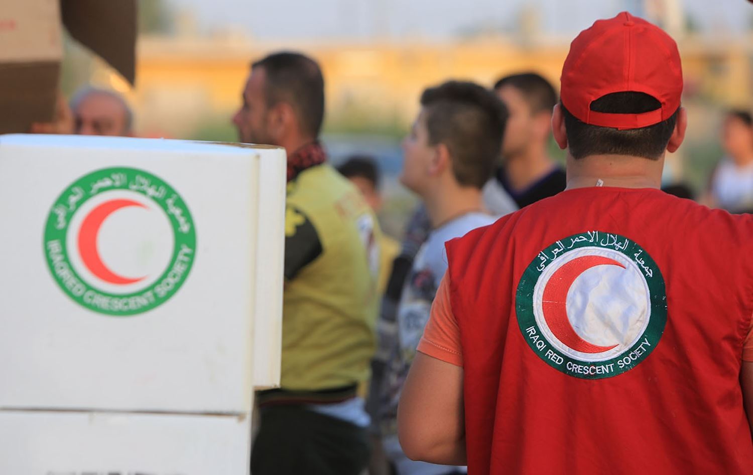 Irak Kızılay ekipleri