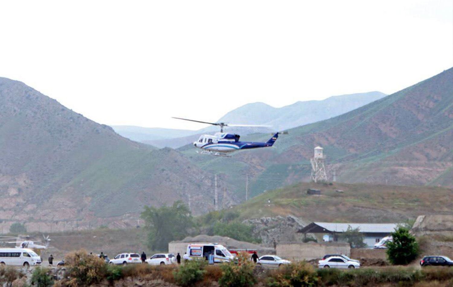 Helîkoptera Serokkomarê Îranê Îbrahîm Reîsî wenda ye / Wêne: Ajans