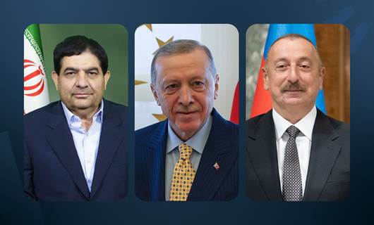 Türkiye Cumhurbaşkanı Recep Tayyip Erdoğan, İran Cumhurbaşkanı Vekili Muhbir ve Azerbaycan Cumhurbaşkanı İlham Aliyev ile telefonda görüştü