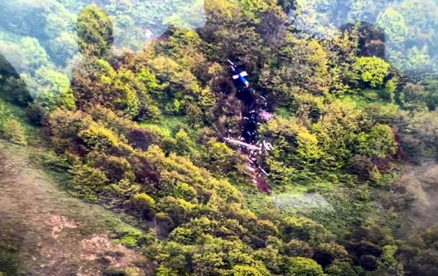 Helîkoptera Serokkomarê Îranê ketibû / Wêne: Arşîv 