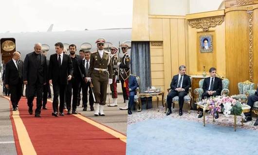 وصول رئيس إقليم كوردستان إلى طهران على رأس وفد رفيع المستوى