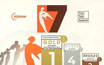 رووداو تفوز بسبع جوائز عالمية