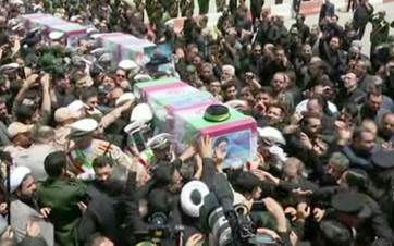 تشييع الرئيس الإيراني إبراهيم رئيسي في مشهد - AFP