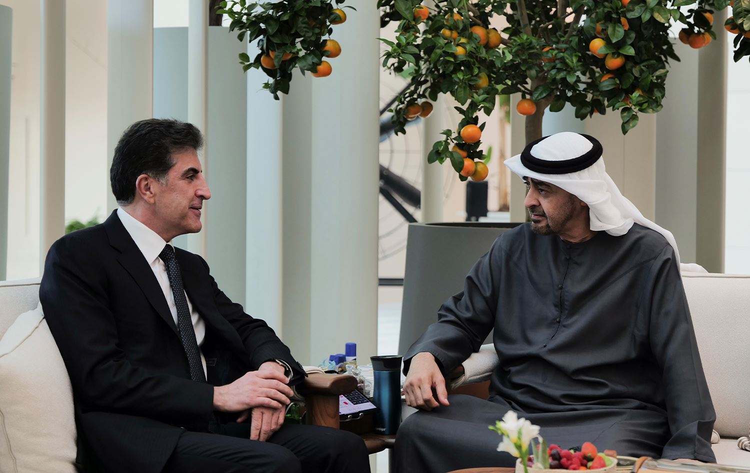 Nêçîrvan Barzanî û Al Nehyan / Wêne û Vîdeo: Rûdaw